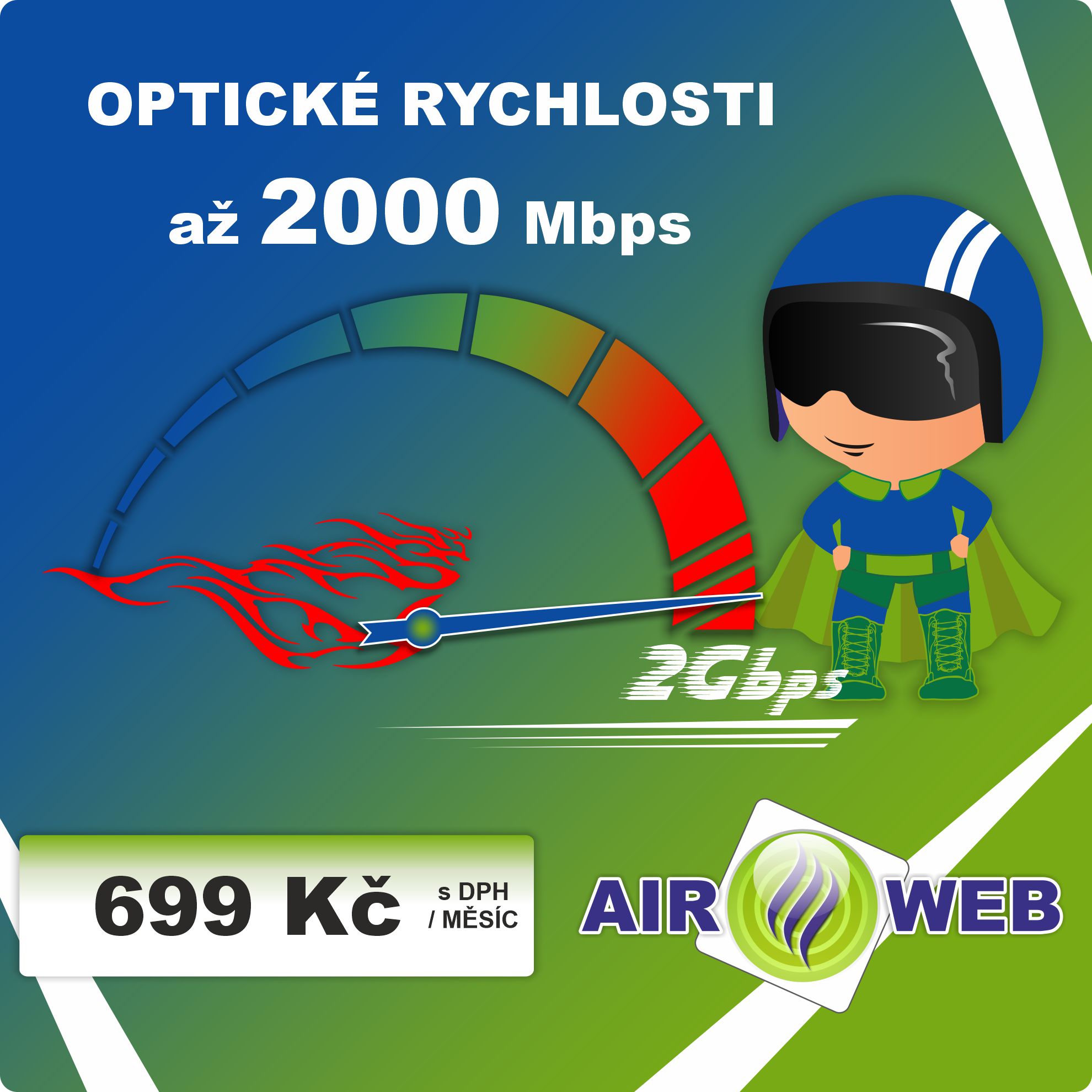 Airweb optický Internet